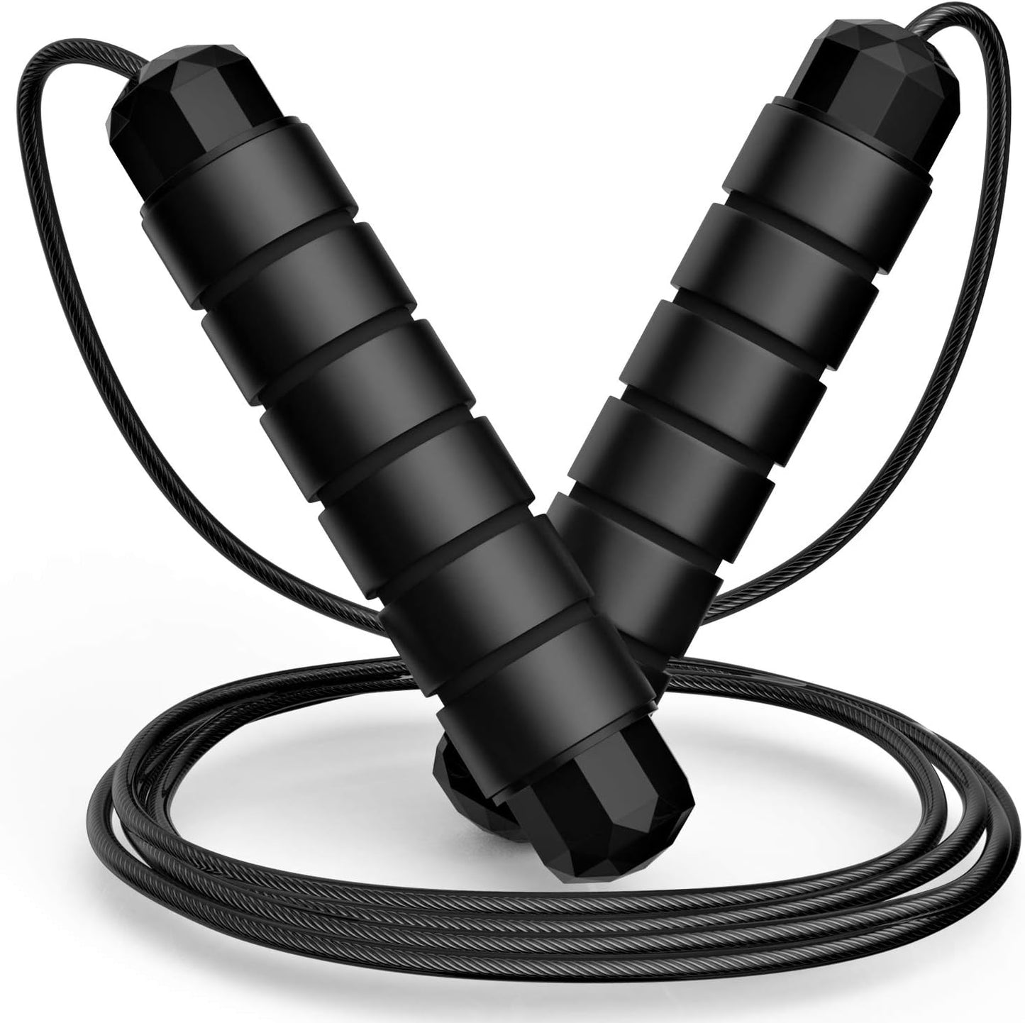 Jump Rope Adjustable Speed Fitness Skipping Rope Steel Cable
