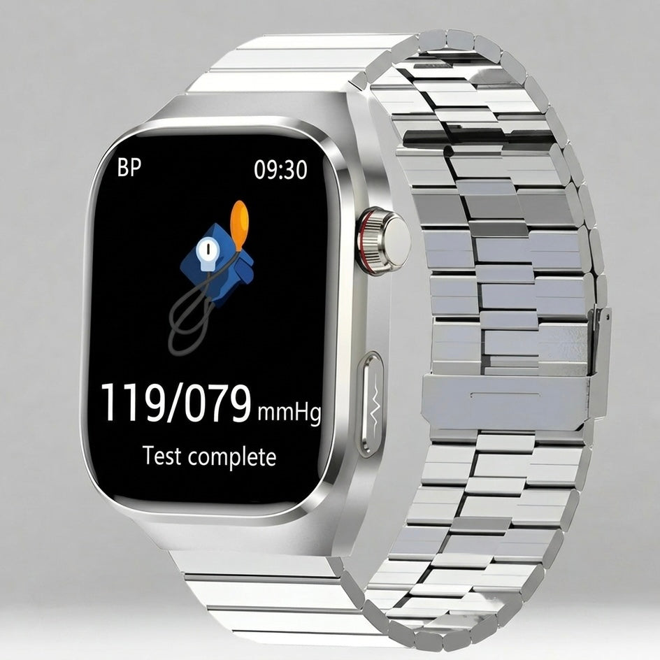 ECG Smart Watch | Heart Rate, Blood Oxygen & Sleep Tracking | IP68 | Bluetooth Calling | 650mAh | 2.04" AMOLED