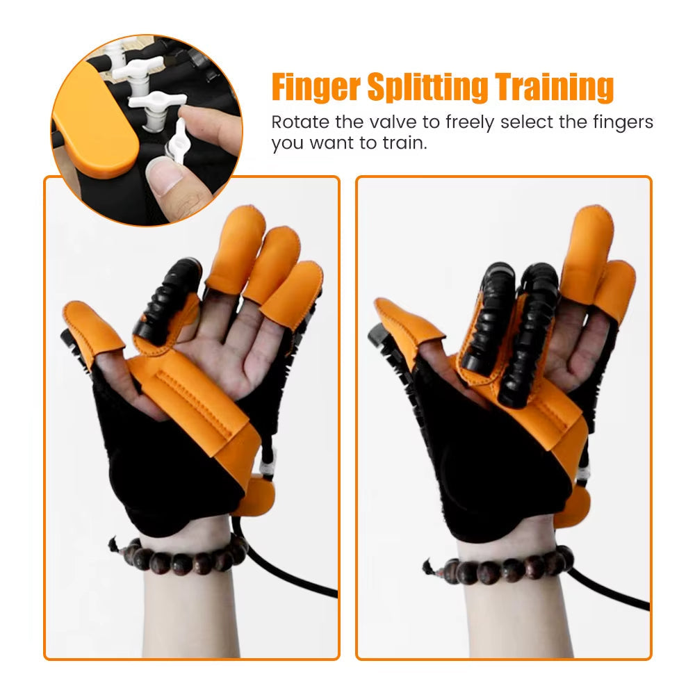 Automatic Hand Trainer Gloves for Rehabilitation Therapy and Finger Strength