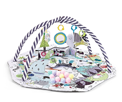 Baby Play Mat Activity Gym Soft Sensory Development Toys Set