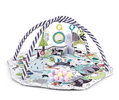 Baby Play Mat Activity Gym Soft Sensory Development Toys Set
