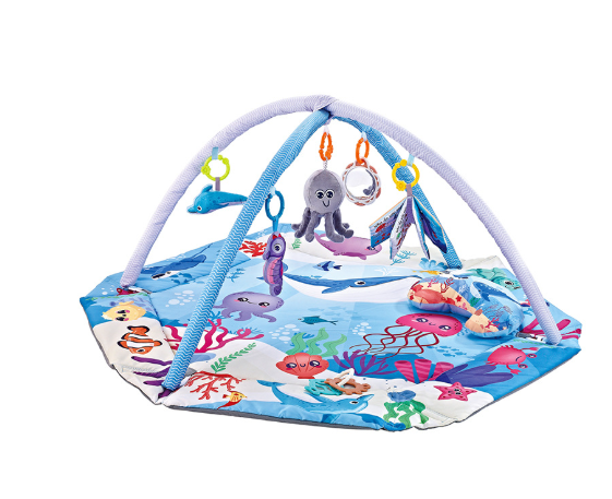 Baby Play Mat Activity Gym Soft Sensory Development Toys Set