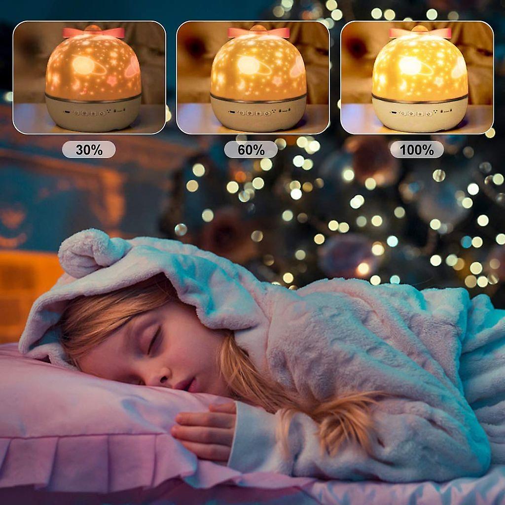 Star Projector Night Light | Soothing Galaxy Ceiling for Kids
