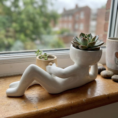 Garden Hose Ceramic Plant Pot