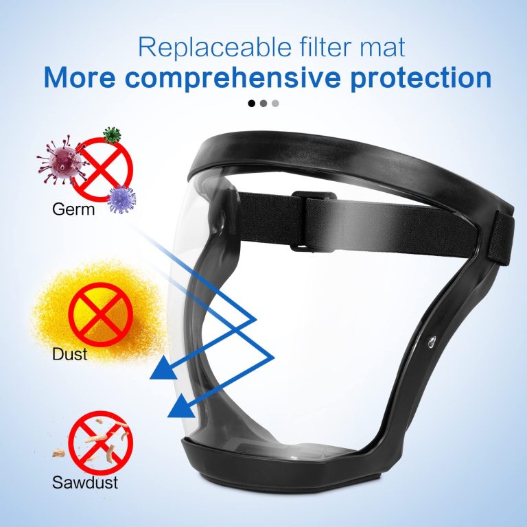 Face Shield Safety Goggles Anti Fog Clear Polycarbonate