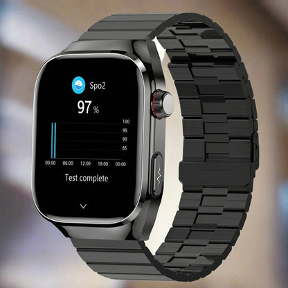 ECG Smart Watch | Heart Rate, Blood Oxygen & Sleep Tracking | IP68 | Bluetooth Calling | 650mAh | 2.04" AMOLED