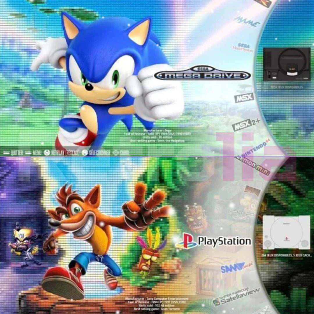 Retro Gaming Console 4K HDMI Plug and Play Classic Video Game System