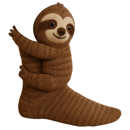 3D Knitted Animal Hug Socks