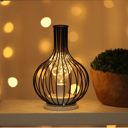 Bottle-Shape Bedside Lamp | Warm Decorative Glow