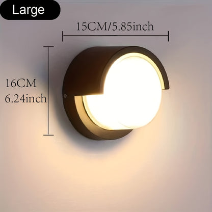 Modern LED Wall Light | Outdoor & Indoor Sconce in Warm White (3000K)