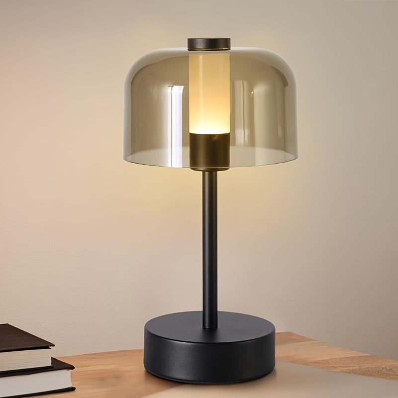 Vintage LED Table Lamp | USB Rechargeable Dimmable Light