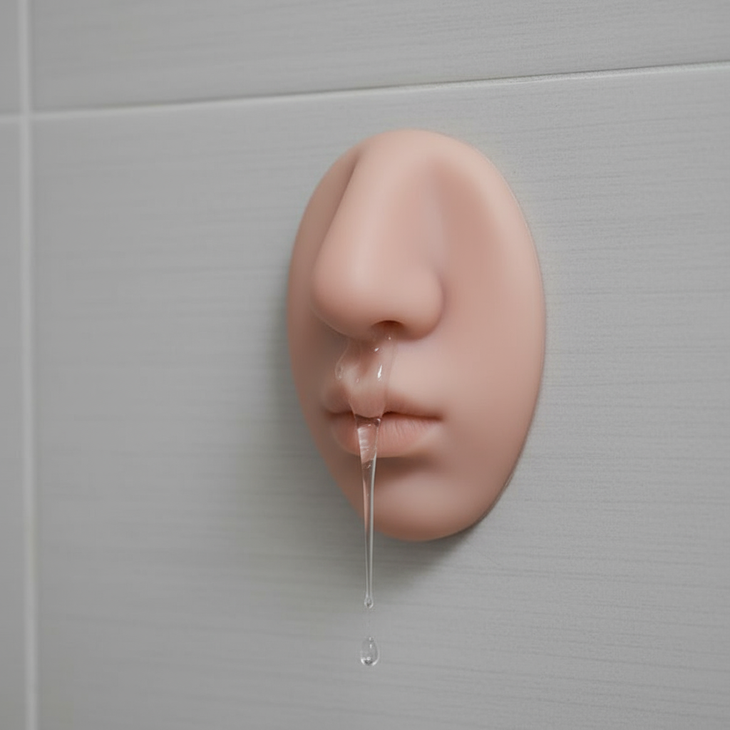 Soap Dispenser Nose Wall Mount Silicone Funny Prank Decor Gadget