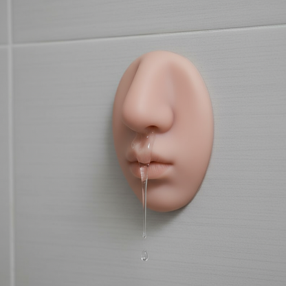 Soap Dispenser Nose Wall Mount Silicone Funny Prank Decor Gadget