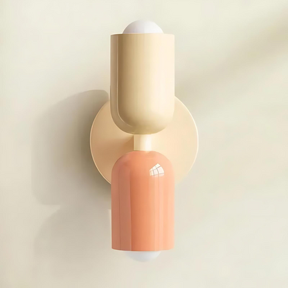 Creamy Glow Wall Lamp | Modern Dual-Light Wall Fixture