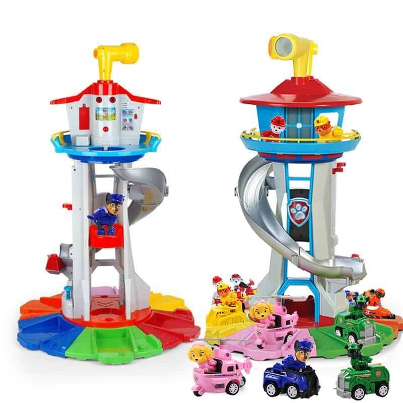 Kids Playset Adventure Tower Vehicle Building Toy Set