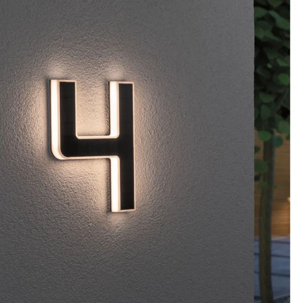 LightNumbers - Solar-Powered Illuminated House Numbers