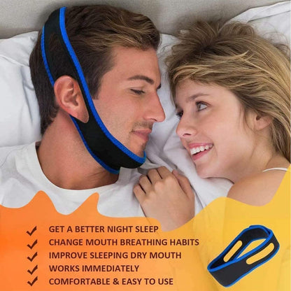 Anti Snoring Chin Strap Adjustable Sleep Support Band