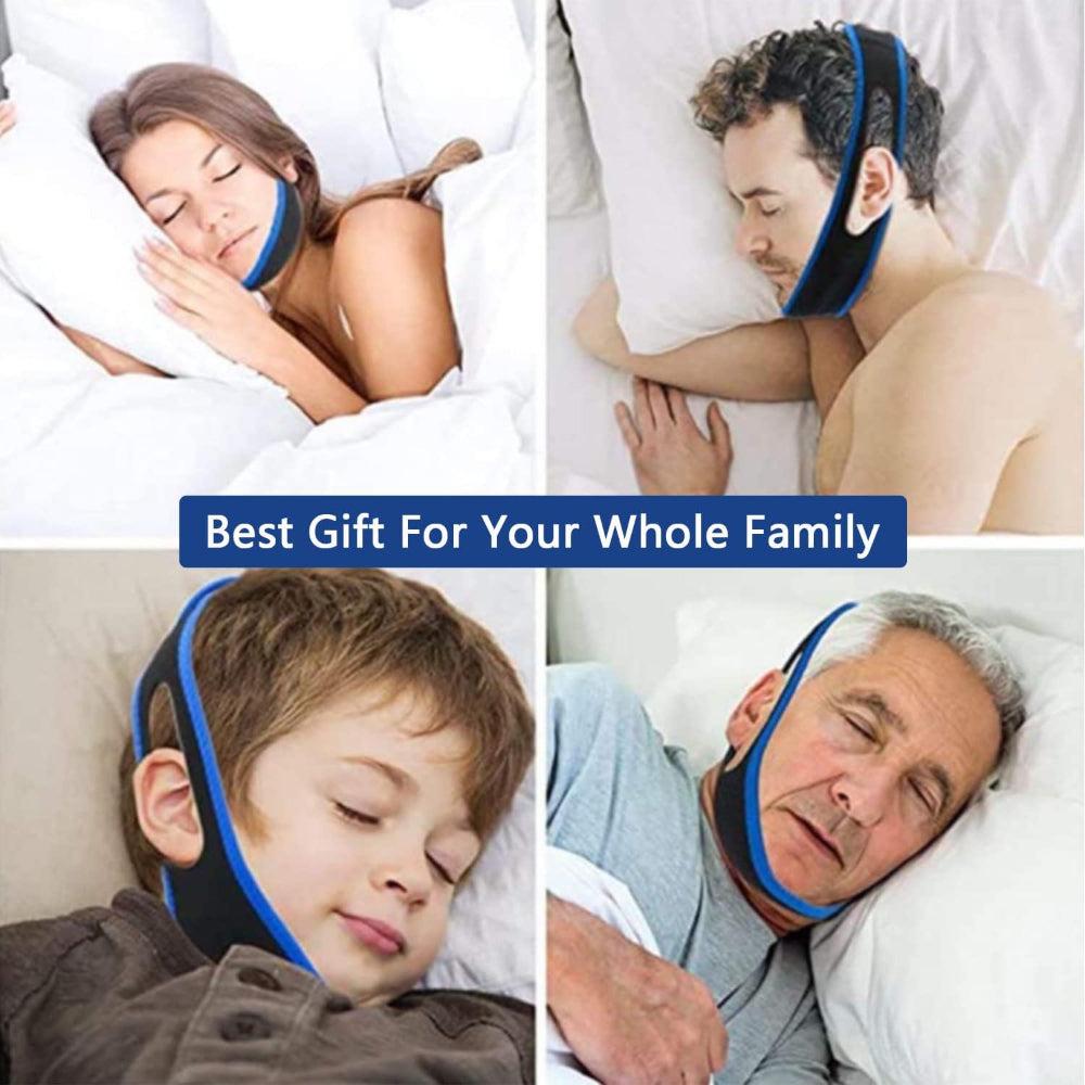 Anti Snoring Chin Strap Adjustable Sleep Support Band