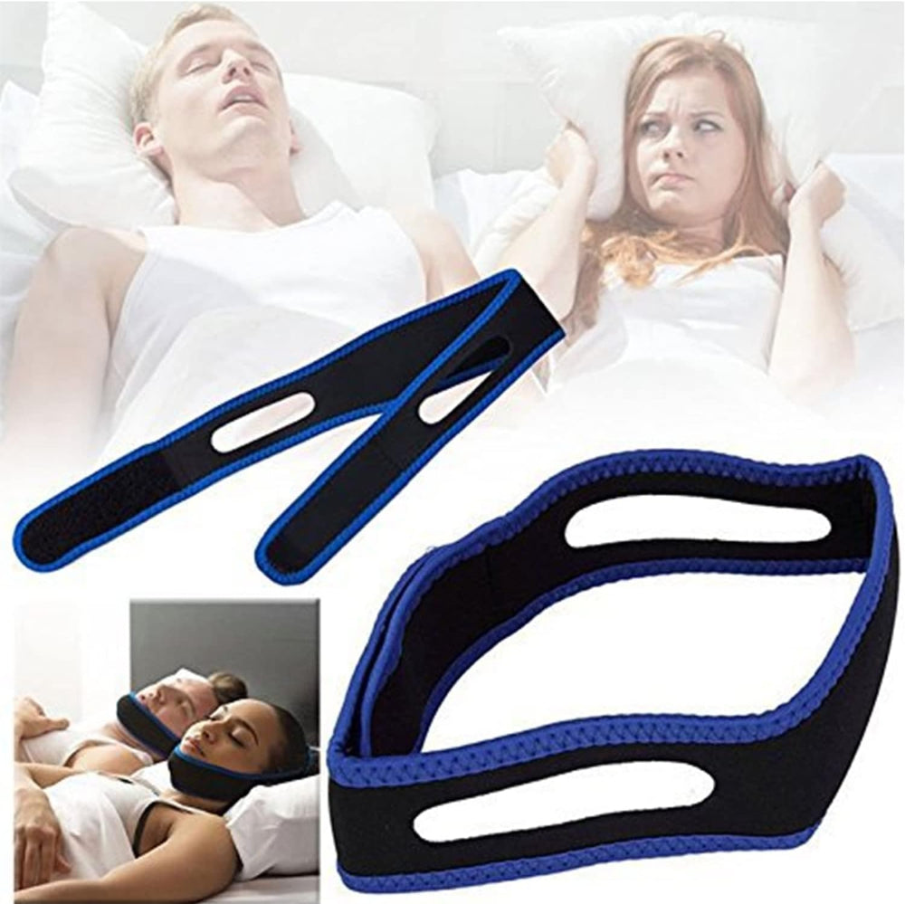 Anti Snoring Chin Strap Adjustable Sleep Support Band