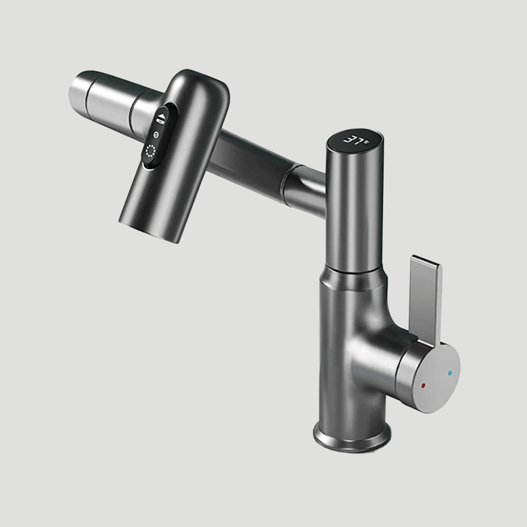 360° Swivel Kitchen Tap | LED Temperature Display Spout