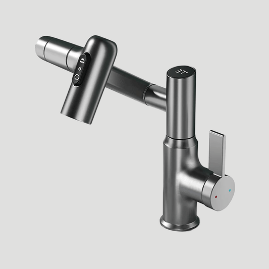 360° Swivel Kitchen Tap | LED Temperature Display Spout