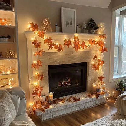 Lighted garland | Warm white fairy lights