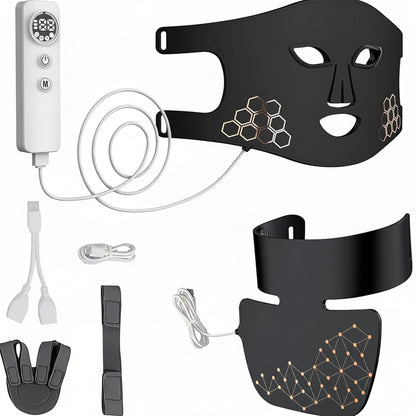Rechargeable Red Light Therapy Mask LED Skincare Device