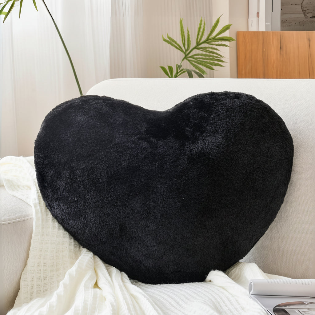 Soft Heart Shaped Plush Pillow Valentines Day Gift Women