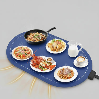 Warming Mat Food Adjustable Temperature Timer Fast Heating