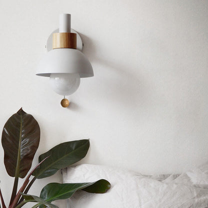 Nordic Macaron Globe Wall Sconce | Modern Pastel Design
