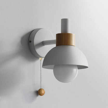 Nordic Macaron Globe Wall Sconce | Modern Pastel Design