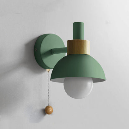 Nordic Macaron Globe Wall Sconce | Modern Pastel Design
