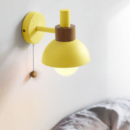 Nordic Macaron Globe Wall Sconce | Modern Pastel Design