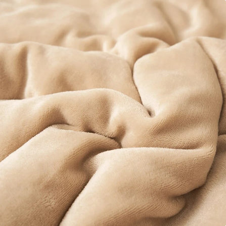 Flannel fleece blanket | Reversible two-tone warmth