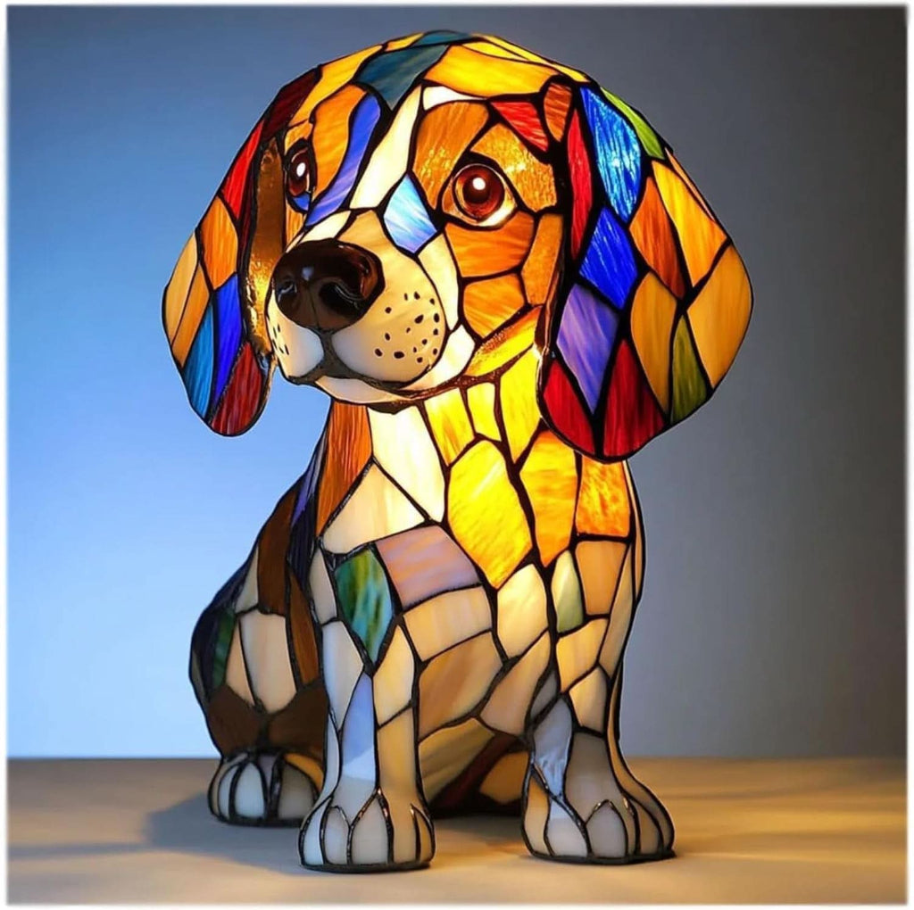 Art LED Night Lamp Dog Breeds Home Decoration