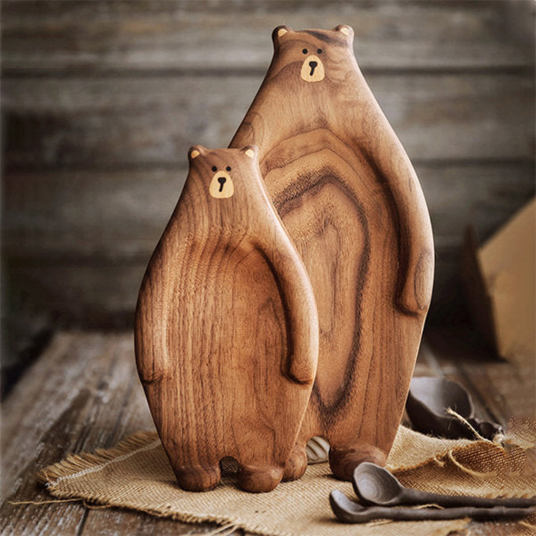 Serving Board Wooden Cutting Board Bear Shape Kitchen Decor