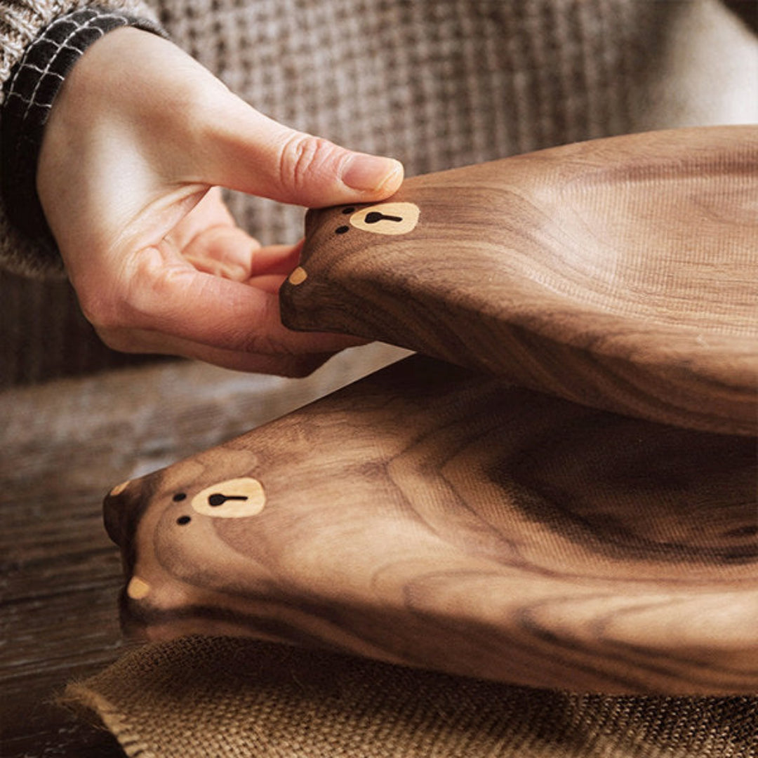 Serving Board Wooden Cutting Board Bear Shape Kitchen Decor