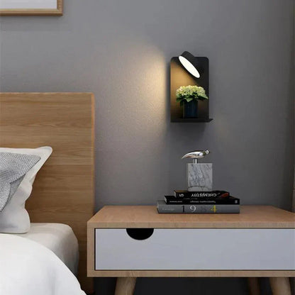 Wall Lamp | Adjustable LED Shelf Light with USB Charging