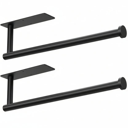 Paper Towel Holder Wall Mounted Rack Self Adhesive Drill