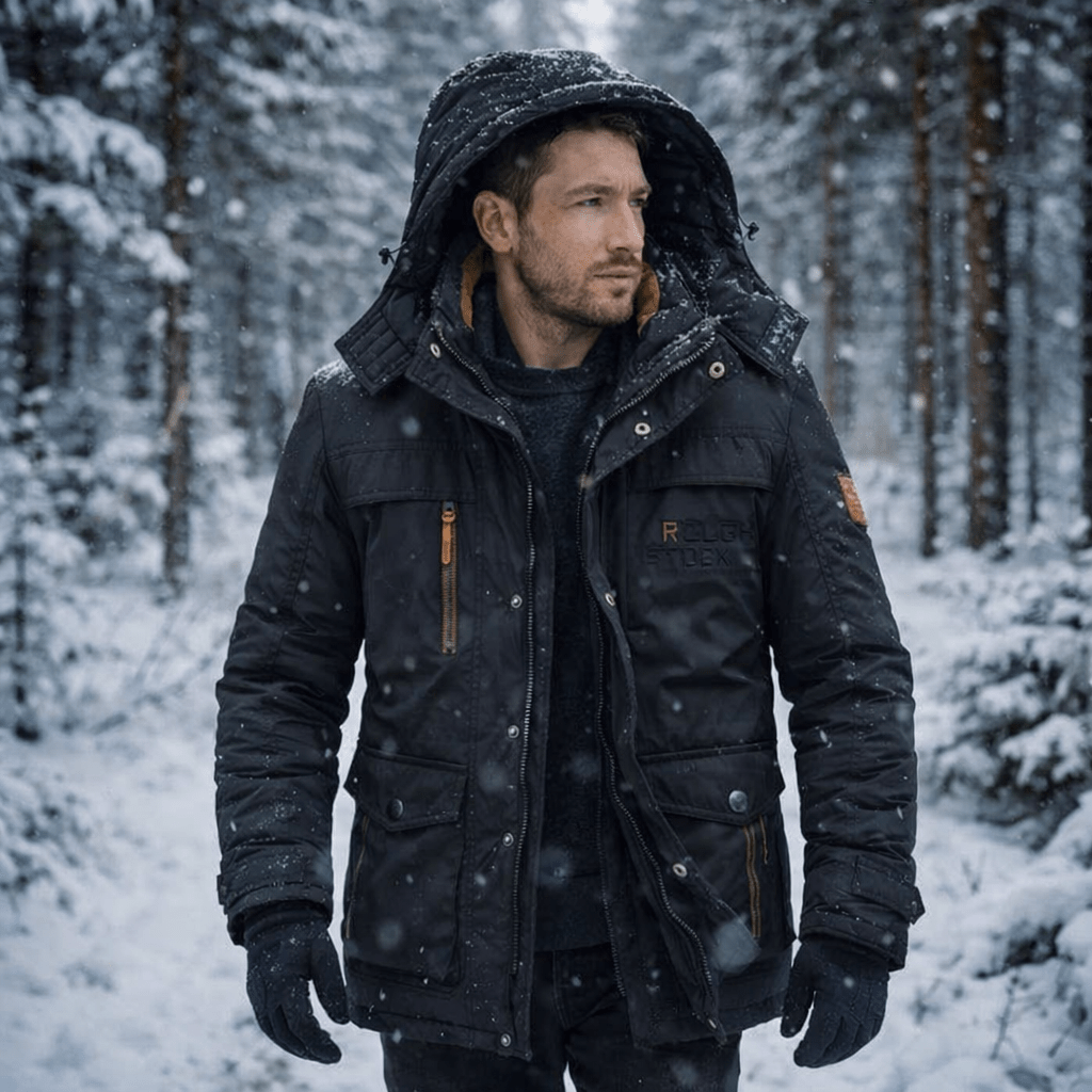 Quilted Parka Warm Versatile Jacket Cold Days