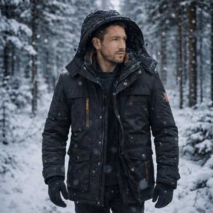 Quilted Parka Warm Versatile Jacket Cold Days