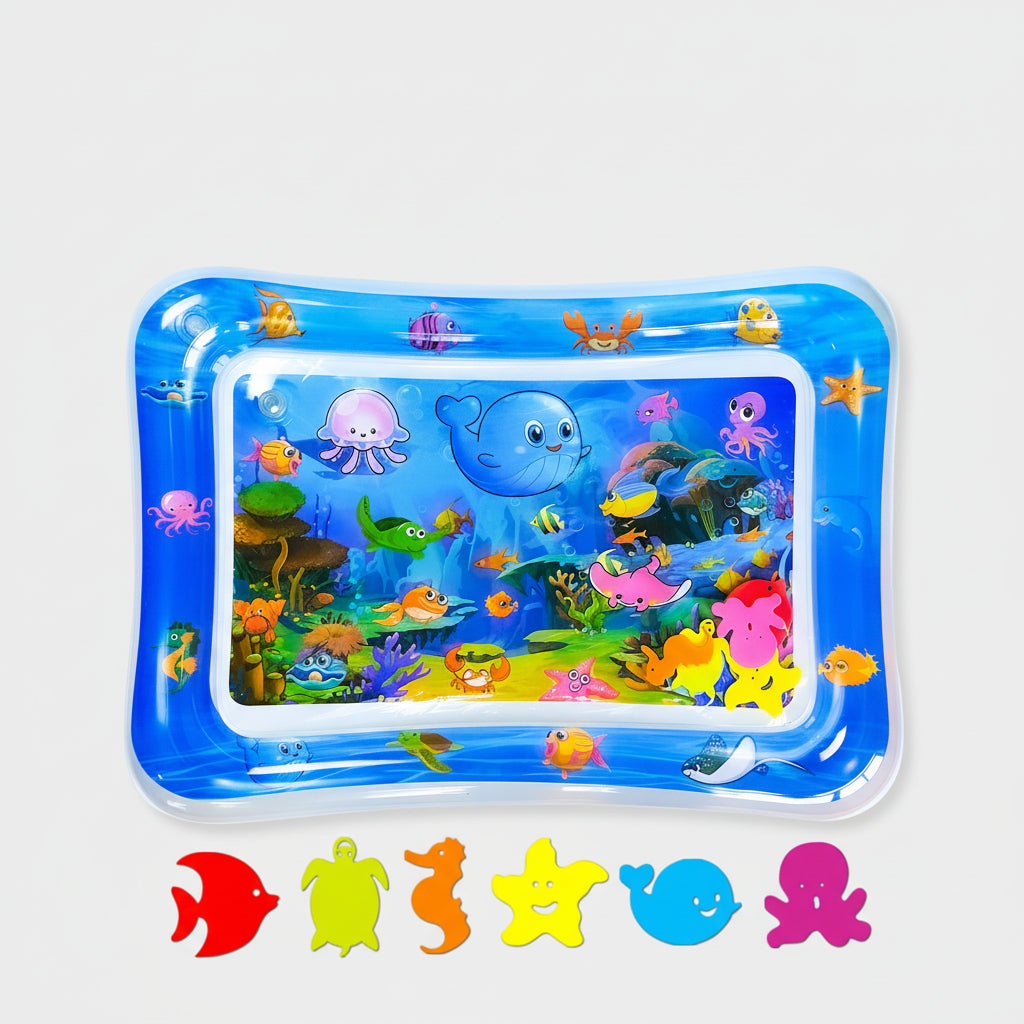 Inflatable Tummy Time Mat Premium Baby Water Play Mat Infants