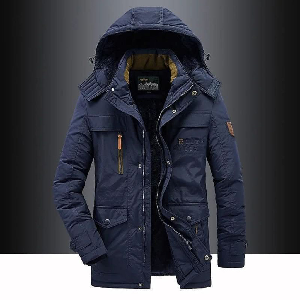 Quilted Parka Warm Versatile Jacket Cold Days
