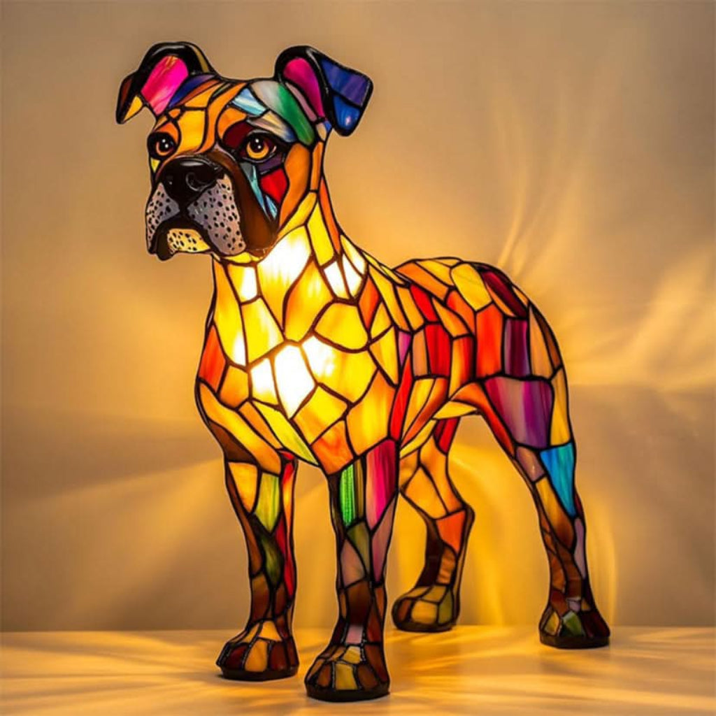 Art LED Night Lamp Dog Breeds Home Decoration