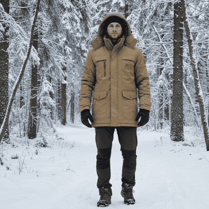 Quilted Parka Warm Versatile Jacket Cold Days