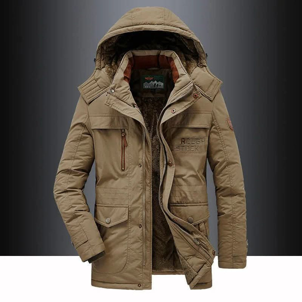 Quilted Parka Warm Versatile Jacket Cold Days