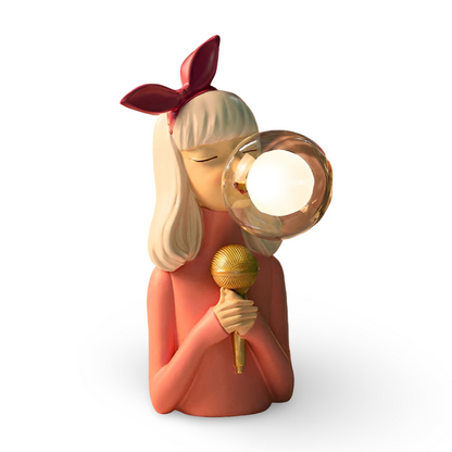 Decorative Girl Table Lamp | Bubble Light
