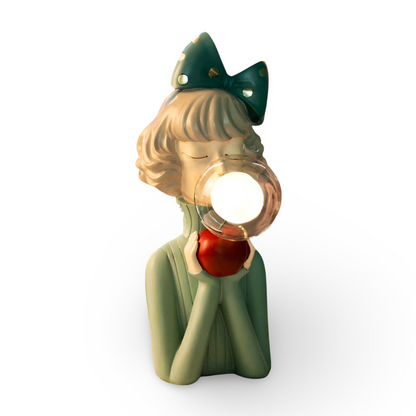 Decorative Girl Table Lamp | Bubble Light