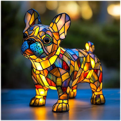 Art LED Night Lamp Dog Breeds Home Decoration