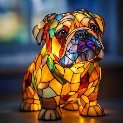 Art LED Night Lamp Dog Breeds Home Decoration